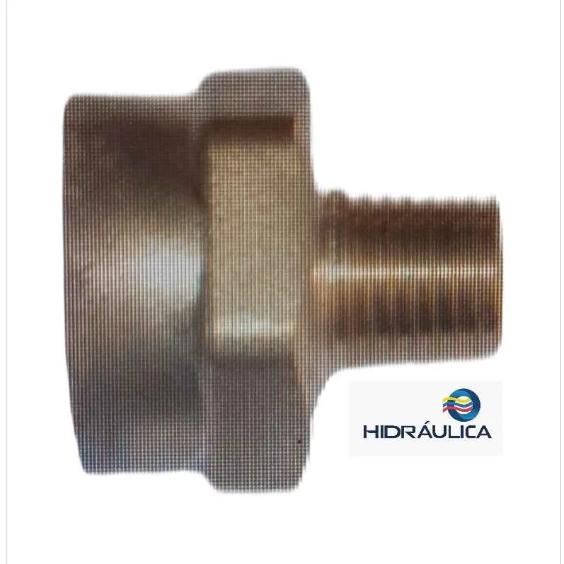 REDUCCION BRONCE 1/2" HEMBRA X 1/4" MACHO ROSCA NPT
