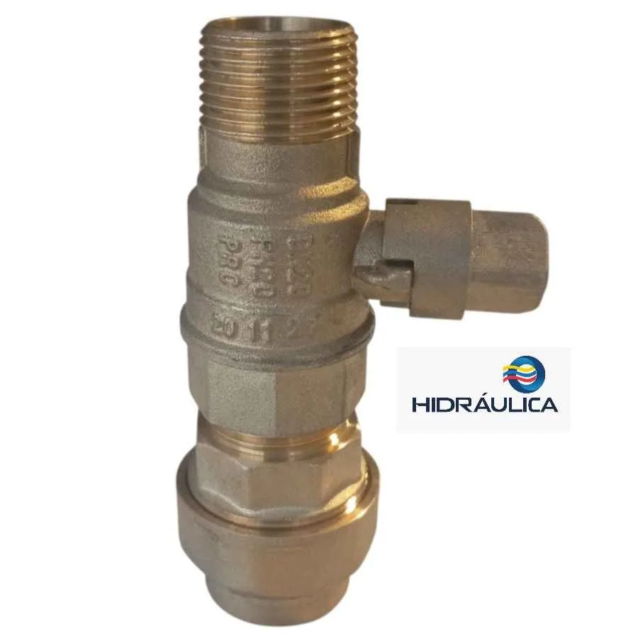 TOMA INCORPORACION BRONCE 3/4"NPT X 25MM MANGUERA AZUL LIV.