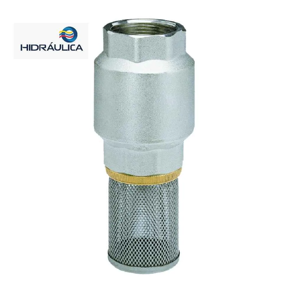 VALVULA BRONCE CHECK 175A (CANASTILLA INOXIDABLE) VERT ROSC 4" GENEBRE