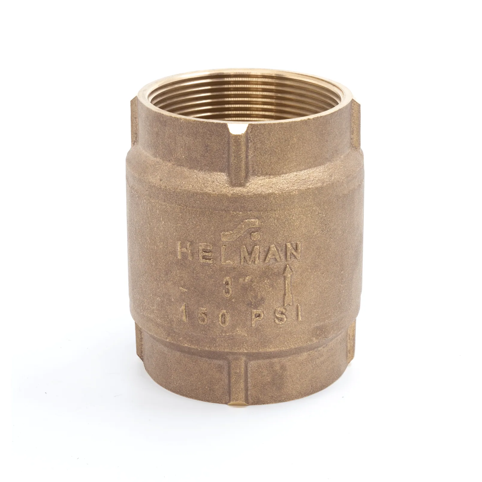 VALVULA CHECK RESORTE BR VERTICAL 4" HLM