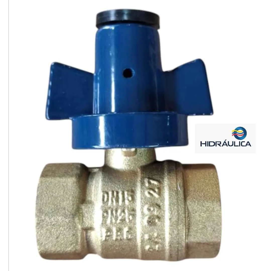 VALVULA DE CORTE BRONCE 3/4" H-H TSVL