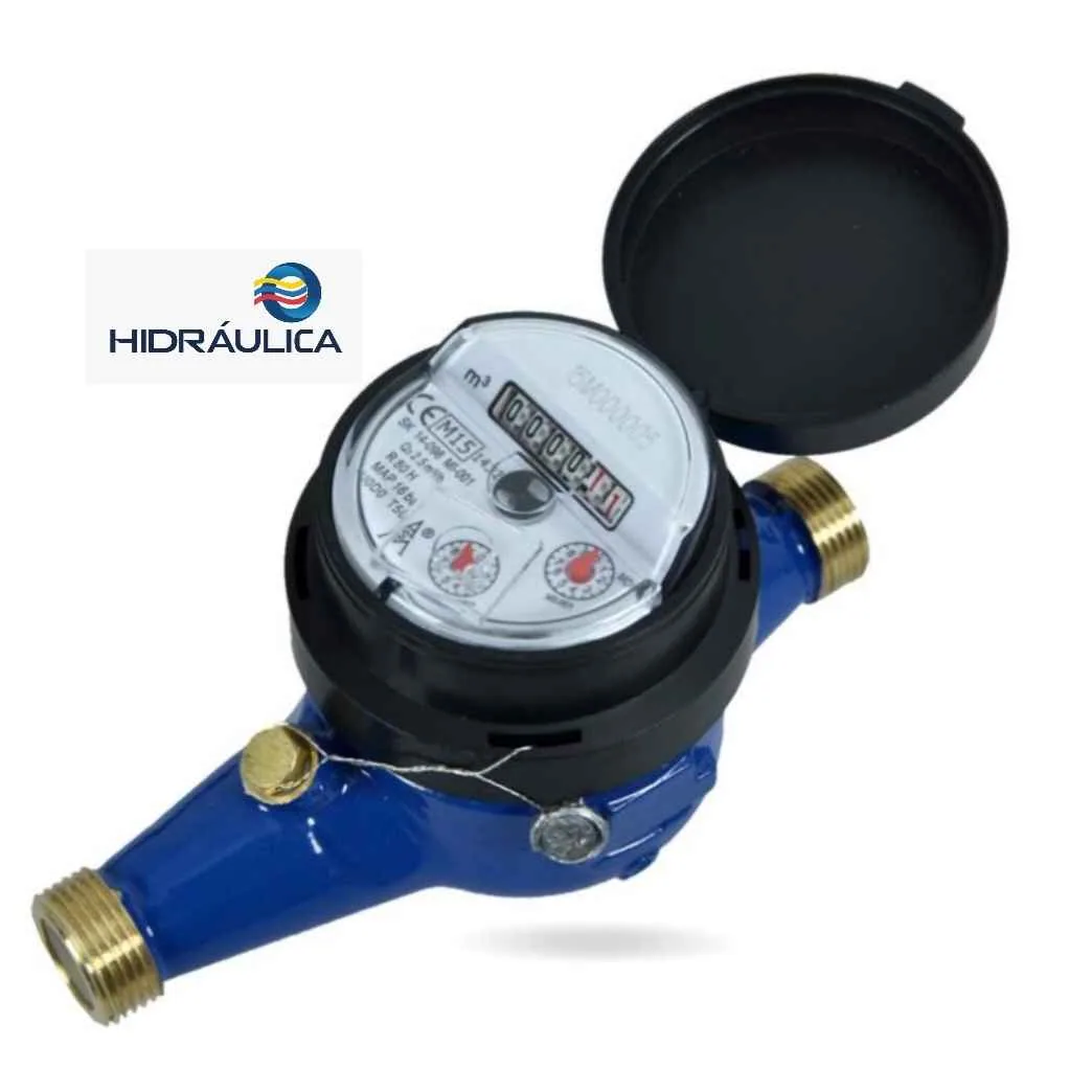 MEDIDOR CHORRO MULTIPLE 1/2" 190MM RATIO 160 VISOR 45º YN