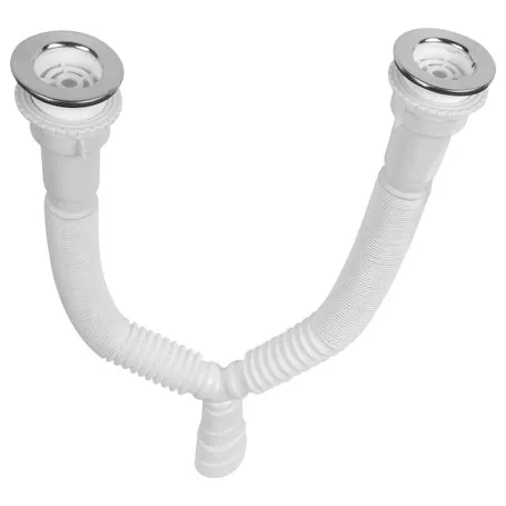 SIFON TEE LAVAPLATOS ACORDEON 11/2"