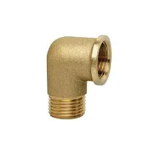 CODO BRONCE CACHIMBA M/H 1/2" X 90