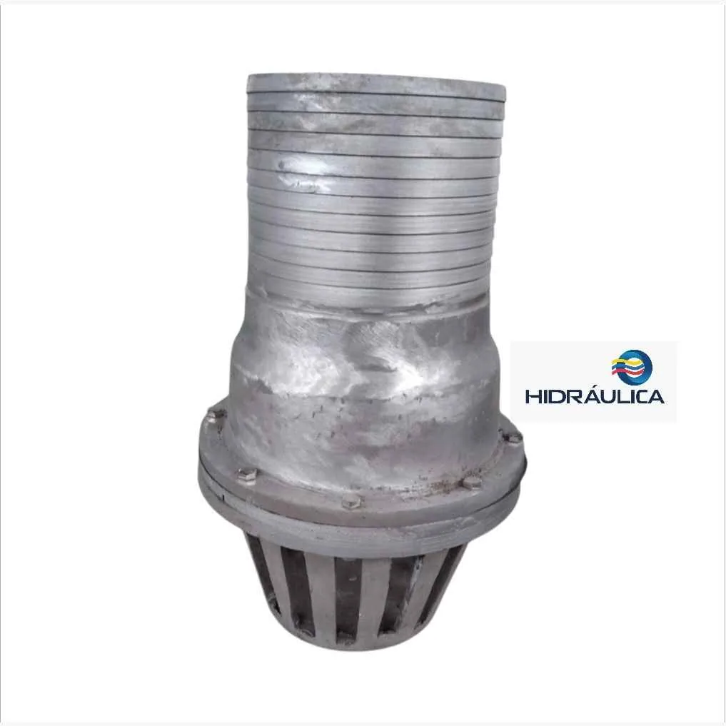 VALVULA CHECK CANASTILLA FLEX ALUMINIO 8"