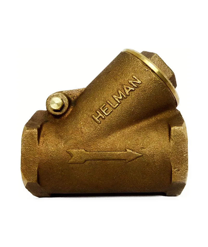 VALVULA CHECK 3" HELLMAN BRONCE PN20 (TIPO CORTINA) *