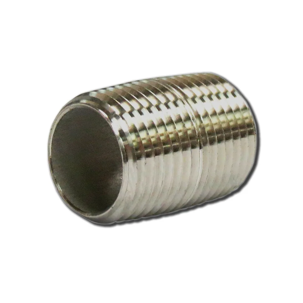 NEPLO ACERO 3/4" INOX 304 SCH 40 CORRIDO