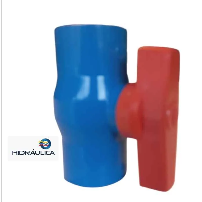 VALVUL ESFERICA COMPACTA PVC 1" ROSCA AZUL - DURIN
