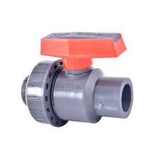 VALVULA ESFERICA PVC 1 UNION ROSCA HEMBRA 11/4" *