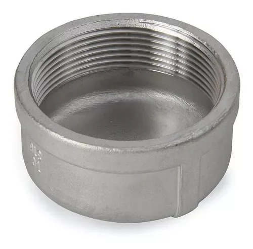 TAPON ACERO INOX HEMBRA 150 LBS 4" T304 *