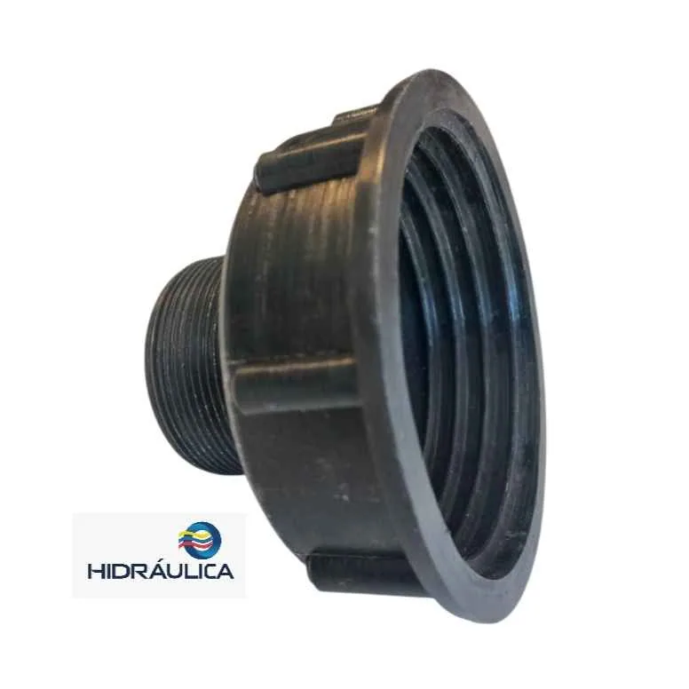 ADAPTADOR POLIPROPILENO HEMBRA/MACHO ROSCADO PARA TANQUE DE RESERVA IBC DE 4"X 2"