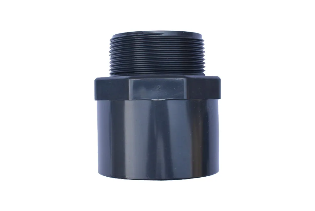 ADAPTADOR PRESION MACHO 75MM X 21/2" PVC  *