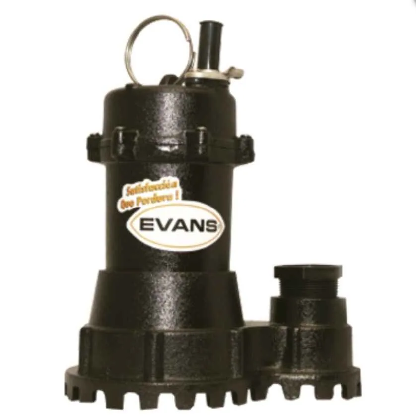BOMBA SUMERGIBLE AGUAS NEGRAS 1/2"  SV1.5ME050 EVANS