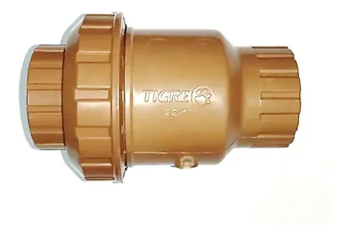 VALVULA CHECK ROSCA PVC 3/4" *