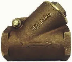 VALVULA CHECK 4" BRONCE PN20 (TIPO CORTINA) *