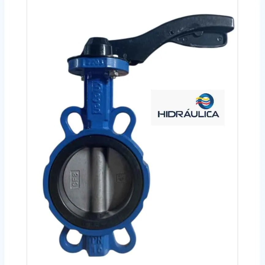 VALVULA MARIPOSA HD T/WAFER-PALANCA 110mm ( 4") KG/EIR
