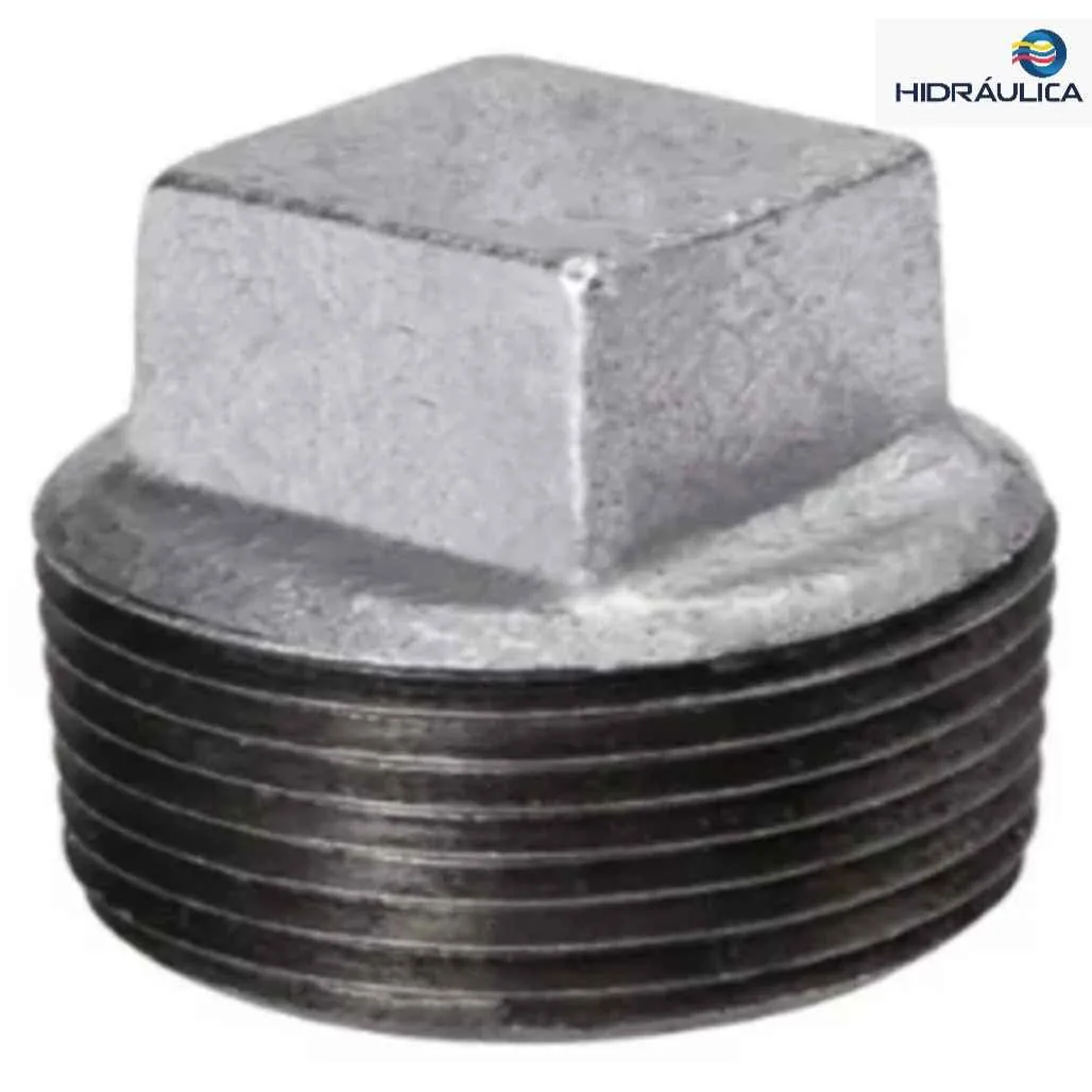 TAPON GALVANIZADO MACHO 1/2" lbs. *