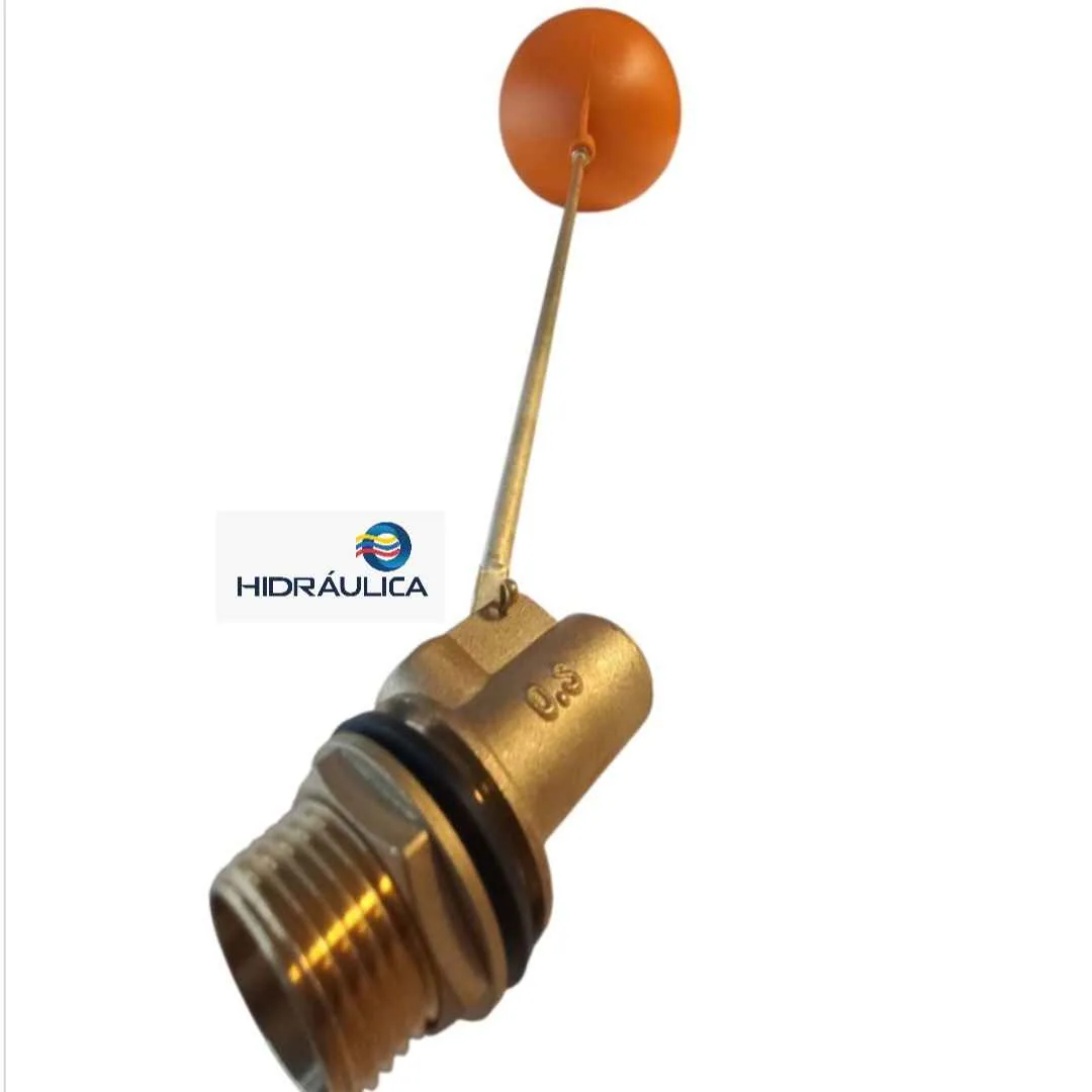 FLOTADOR P/TANQUE BRONCE PELOTA PLASTICO 1/2"
