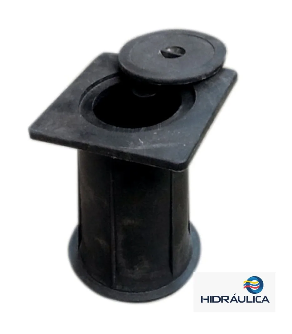 CAJA ACERA PVC NEGRA 4"
