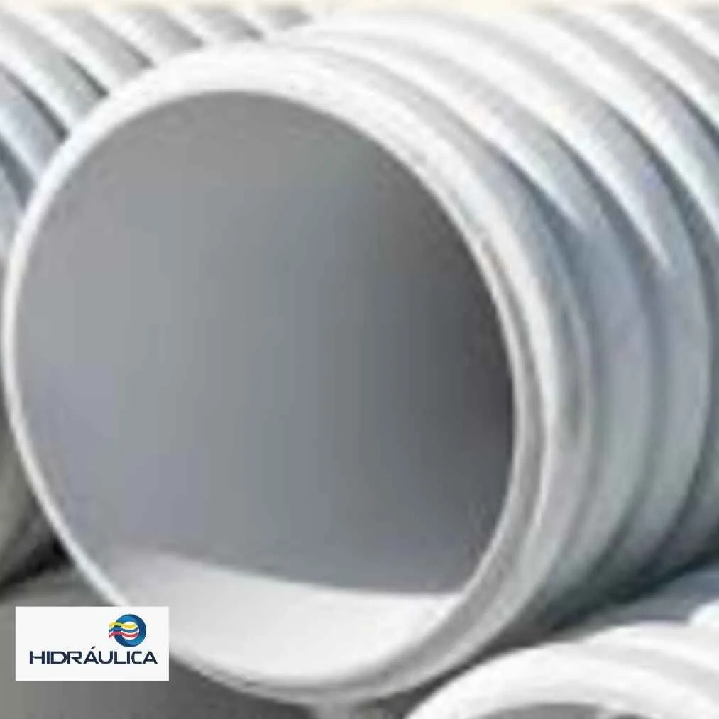 TUBO CORRUGADO PVC 250MM X 6M + CAUCHO CSP