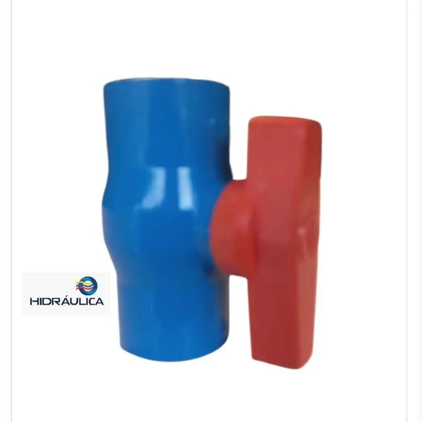VALVULA ESFERICA COMPACTA PVC 2" ROSCA AZUL - DURIN