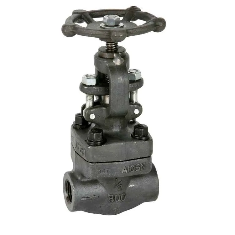 VALVULA GLOBO ACERO FORJADO 800LBS A 105 ROSCA 11/2" GE