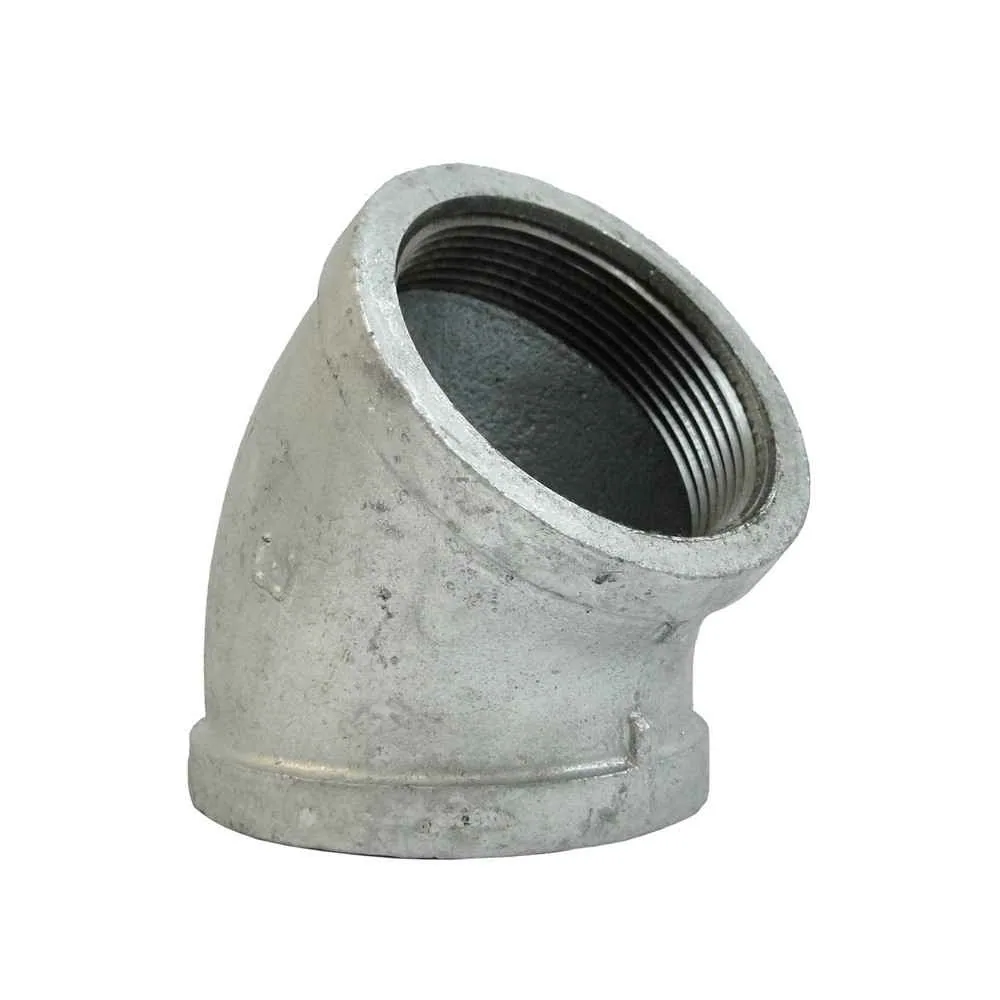 CODO GALVANIZADO 150LBS UL/FM ROSCA 3" X 45º