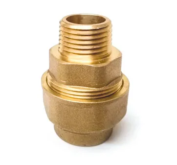 UNION MACHO COMPRESION 1" NPT - FLEX 32MM MANGUERA AZUL