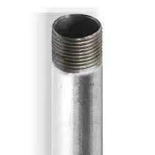 TUBO GALVANIZADO ASTM 1 1/2"X 6M ROSCA C/C
