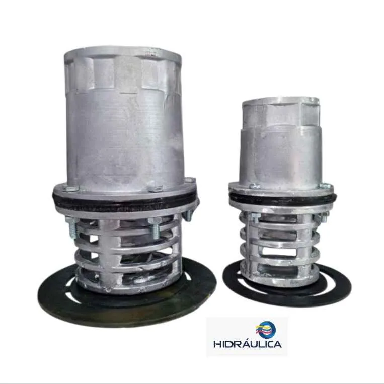 VALVULA CHECK CANASTILLA CIERRE CLAPETA ALUMINIO 3" ROSCA HEMBRA