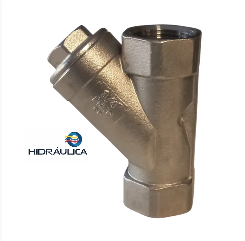 FILTRO YEE ACERO 2" INOX  ROSCA PN 40 SS 316