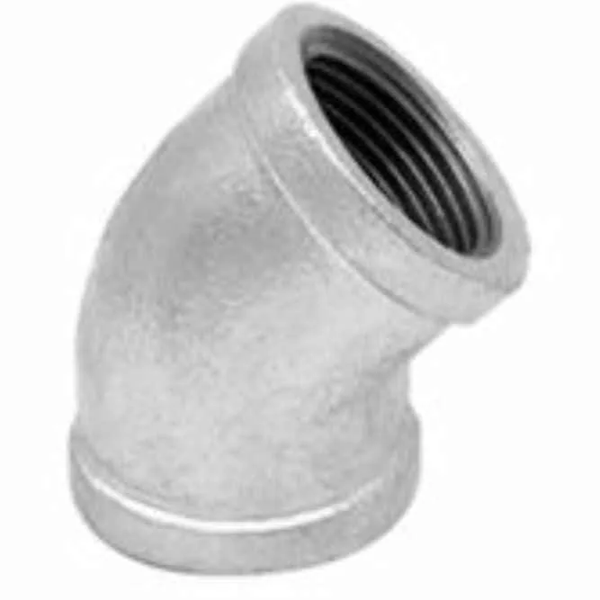 CODO GALVANIZADO 150LBS UL/FM ROSCA 4" X 45 TUPY REFORZADO
