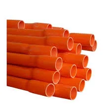 DUCTO PVC LISO 50MM X 6M NARANJA