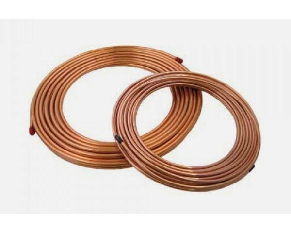 CAÑERIA COBRE AGUA ROLLO 1/2" X 15 METROS T-L *