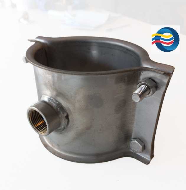 COLLARIN INOX (200MM) 8"X 1/2"