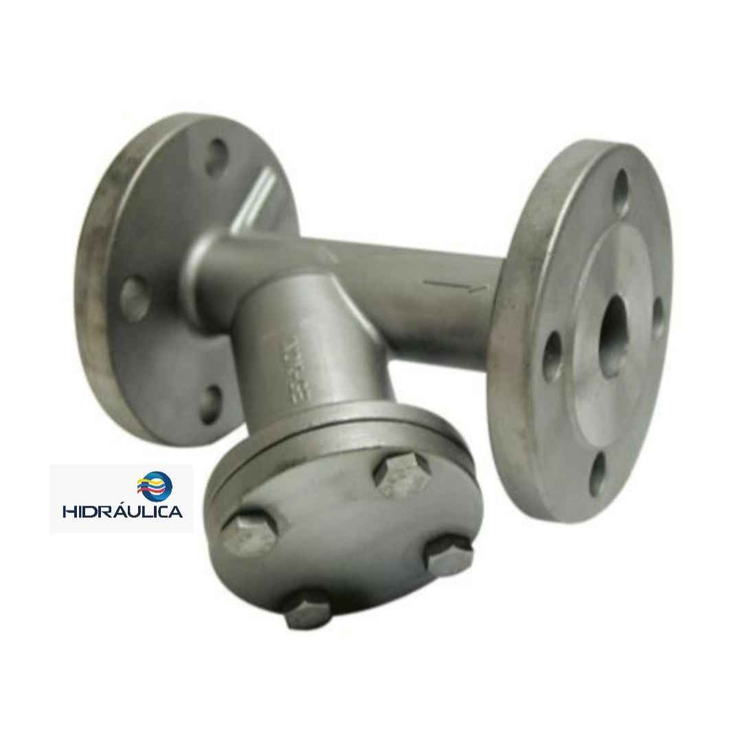 FILTRO EN YEE ACERO INOX BRIDA  3" SS T-316