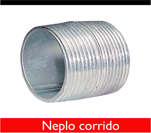 NEPLO GALVANIZADO CORRIDO  3"