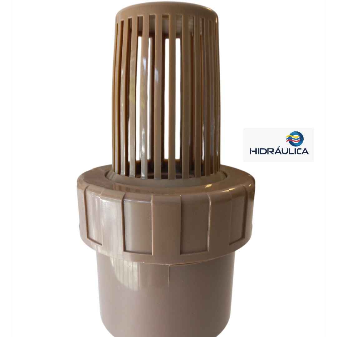 VALVULA CHECK CANASTILLA ROSCA PVC 3/4"